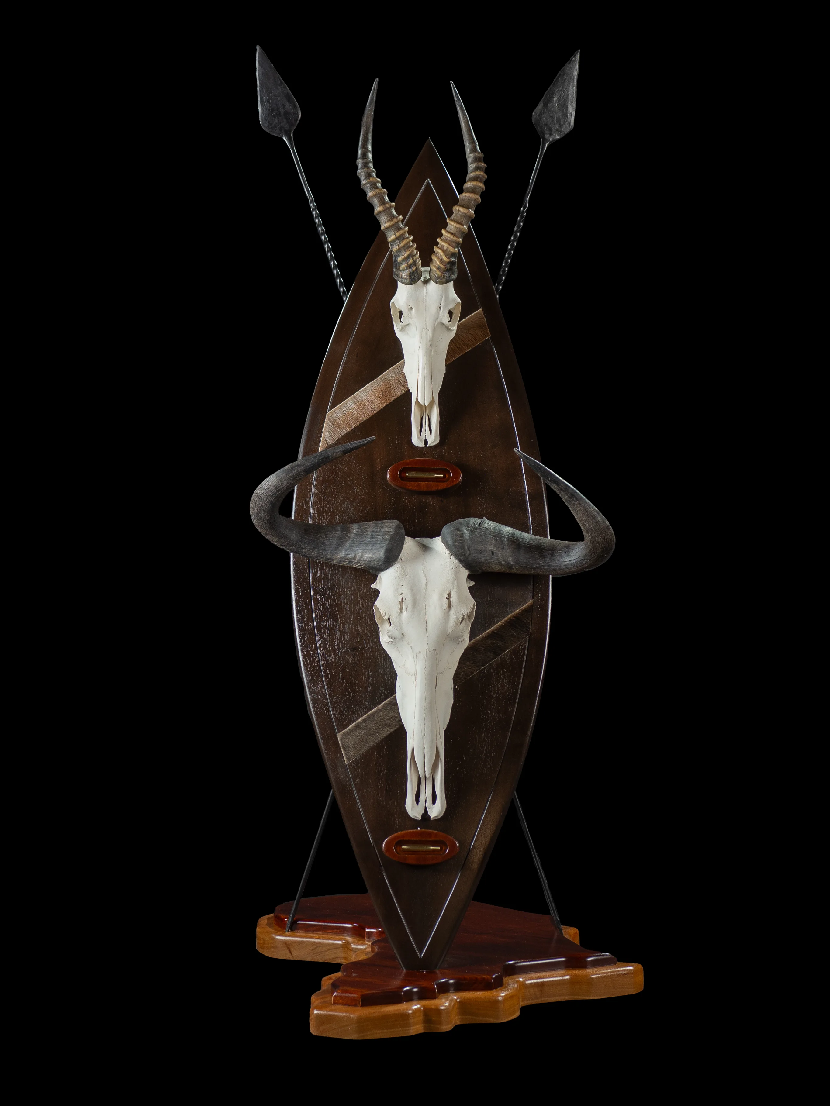 Blesbok Wildebeest Skulls Zulu Floor — Highveld Taxidermists