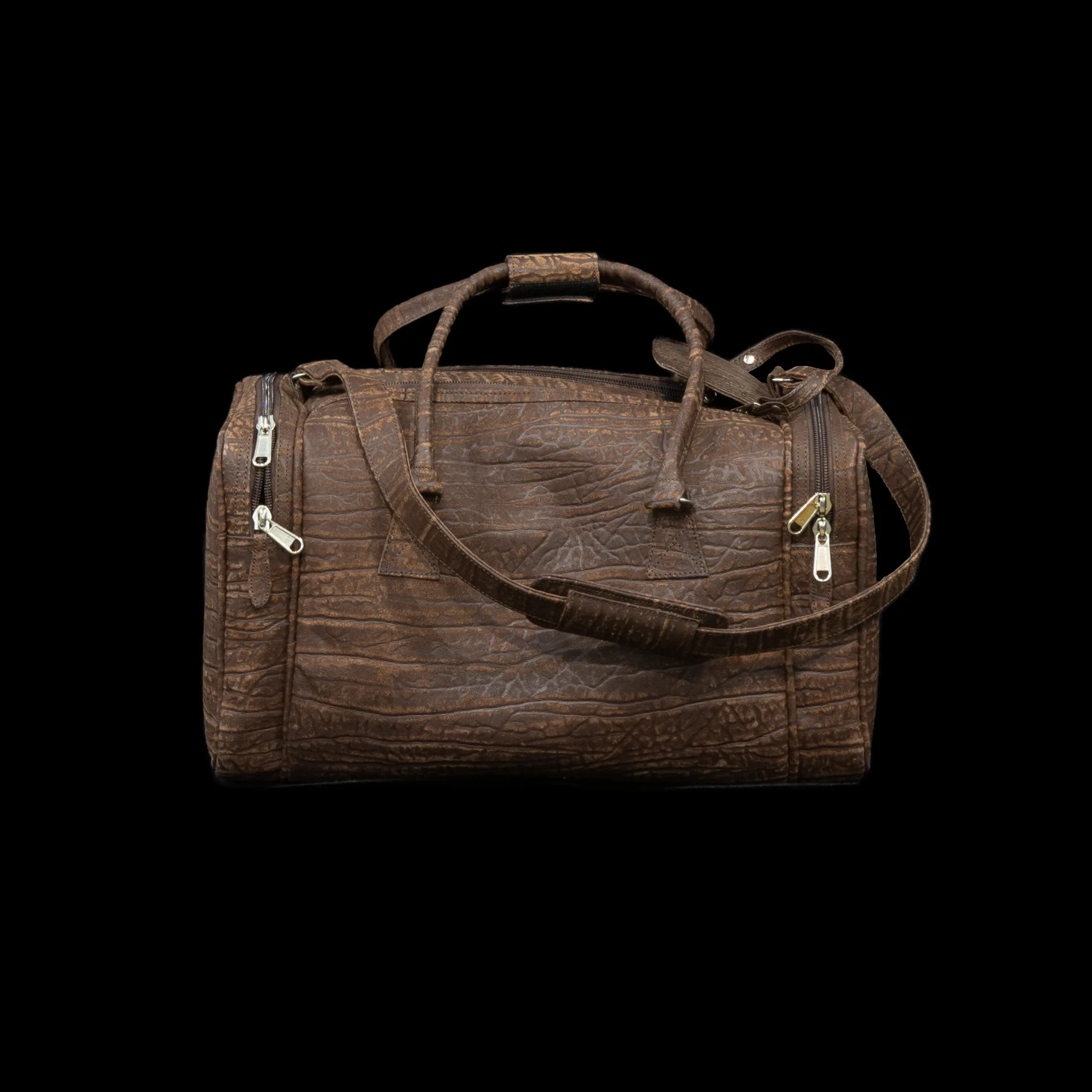 Buffalo Bag Overnight Brown Full — Highveld Taxidermists