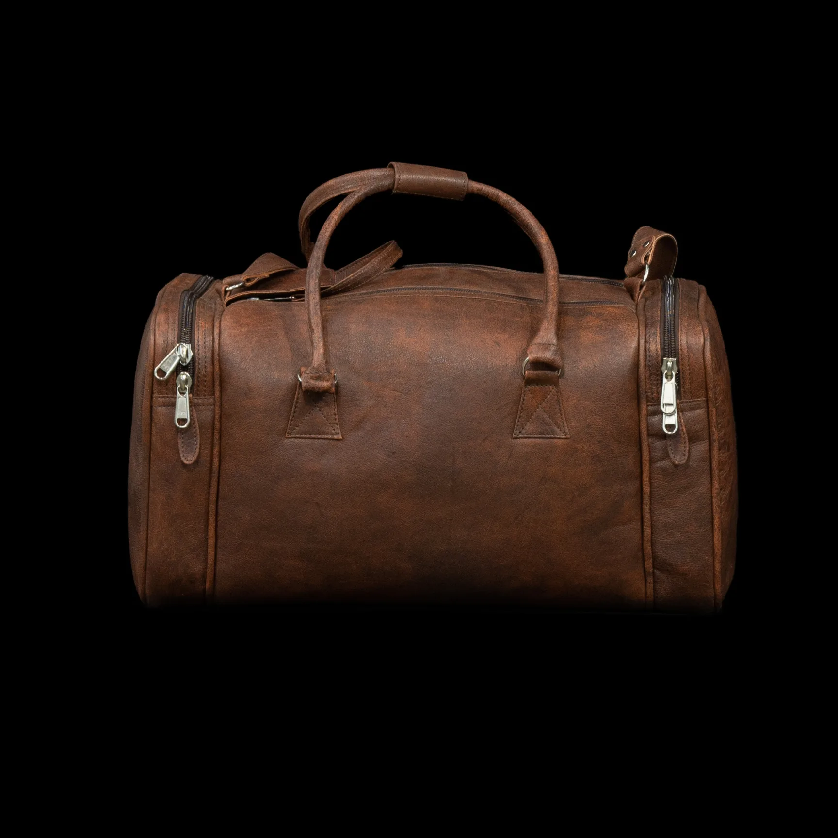 Overnight Bag Brown Natural Full — Highveld Taxidermists