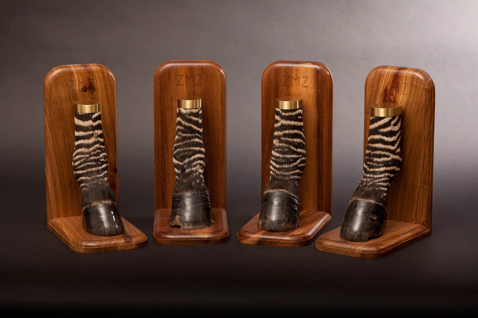 Zebra Bookends — Highveld Taxidermists
